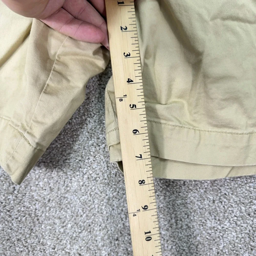 Polo Ralph Lauren Shorts Mens 40 Tan Khaki Stretch Classic Fit Chino Flat Front